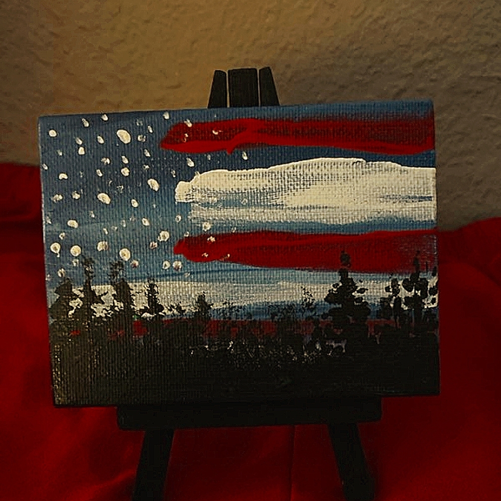 Nwt New rare hand paintings of many beautiful things mini hand painted hard …